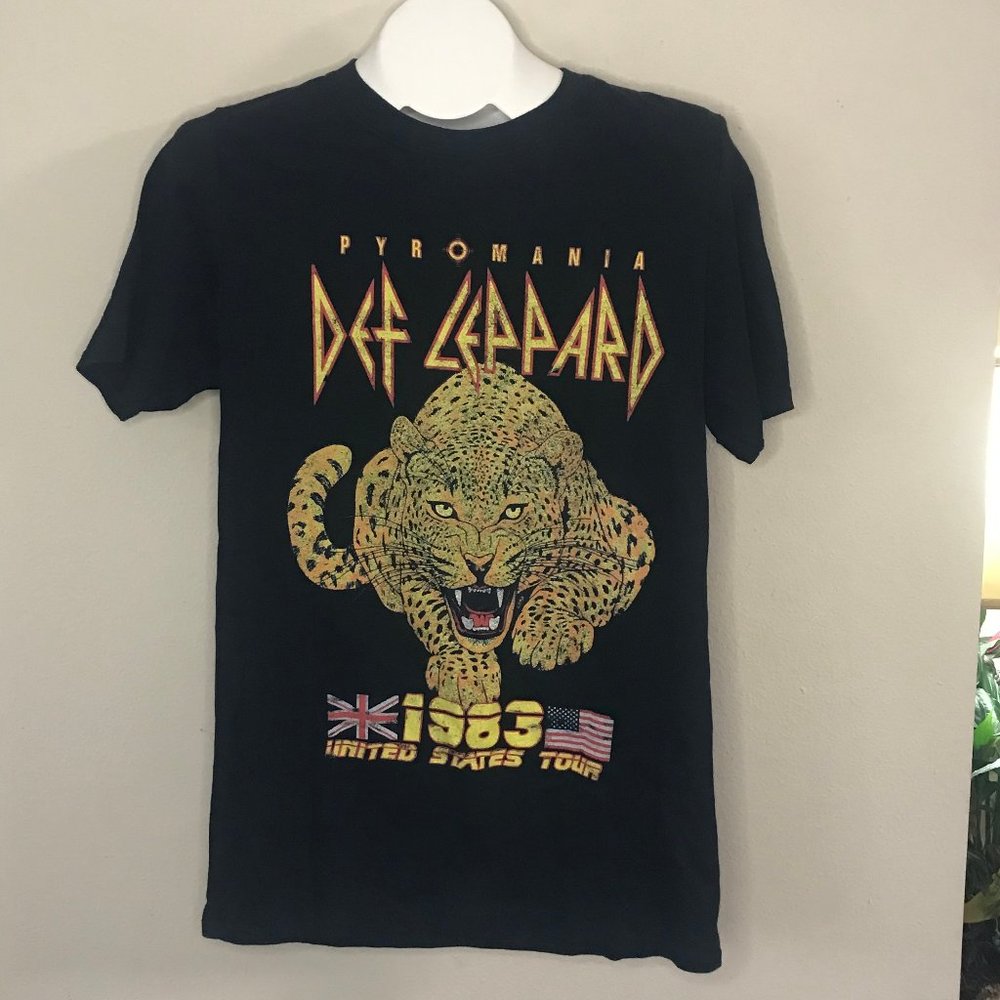 NWOT Def Leppard Pyromania Tour Graphic